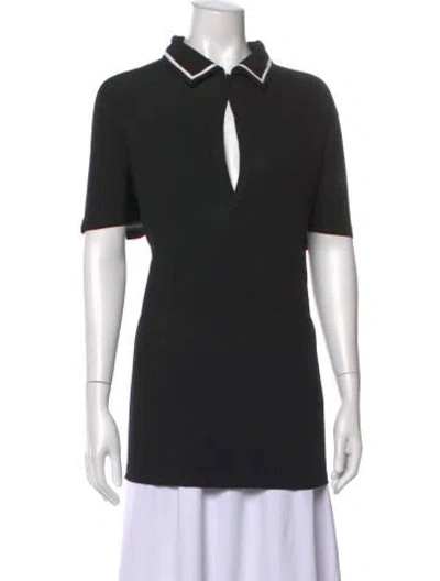 Pre-owned Versace Vintage 1998 Polo In Black