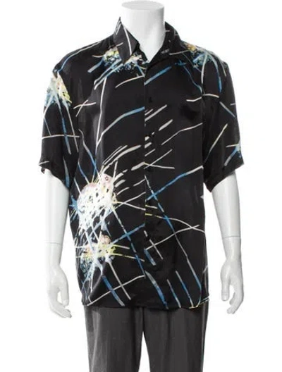 Pre-owned Versace Vintage 1998 Shirt In Black