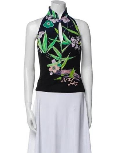 Pre-owned Versace Vintage 1998 Top In Multi