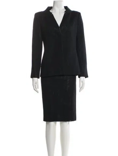 Pre-owned Versace Vintage 1999 Skirt Suit In Multi