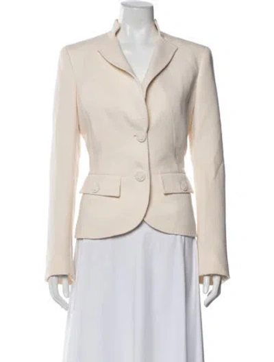 Pre-owned Versace Vintage 2000's Blazer In Neutral