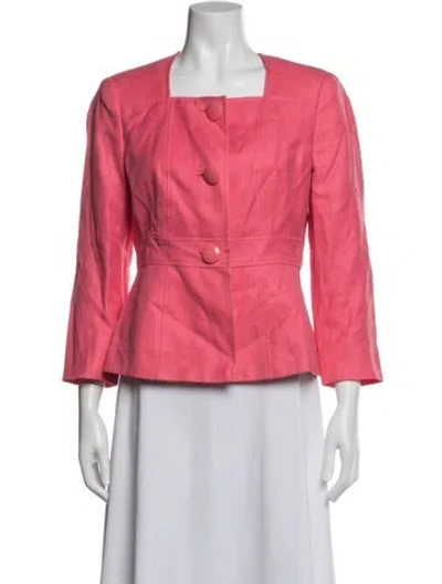 Pre-owned Versace Vintage 2000's Blazer In Pink