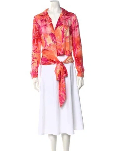 Pre-owned Versace Vintage 2000 Blouse In Multi