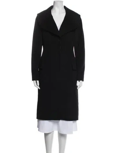 Pre-owned Versace Vintage 2000's Coat In Black