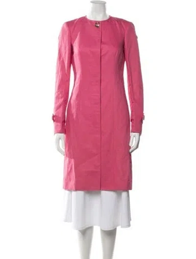 Pre-owned Versace Vintage 2000's Coat In Pink