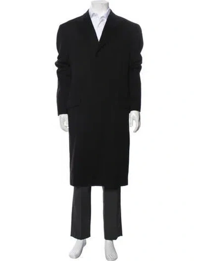 Pre-owned Versace Vintage 2000's Coat W/ Tags In Black