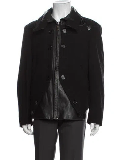Pre-owned Versace Vintage 2000's Jacket In Black
