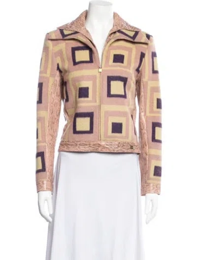 Pre-owned Versace Vintage 2000 Jacket In Pink