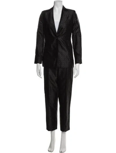 Pre-owned Versace Vintage 2000's Pantsuit In Black