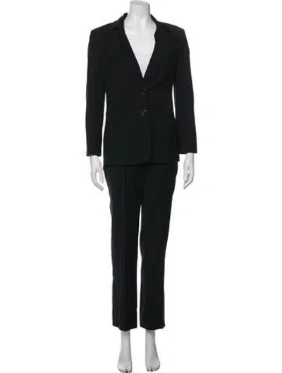 Pre-owned Versace Vintage 2000's Pantsuit In Black