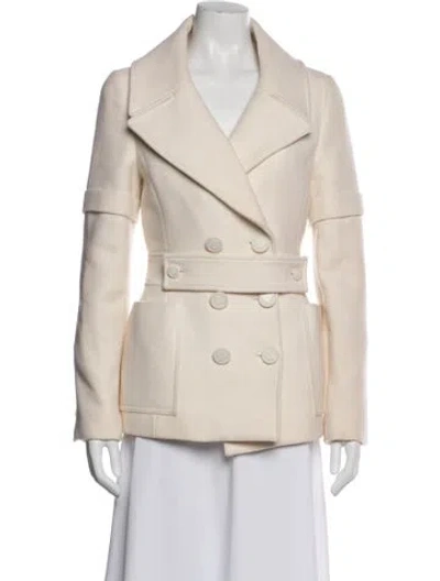 Pre-owned Versace Vintage 2000's Peacoat In Neutral