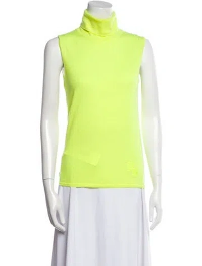 Pre-owned Versace Vintage 2000's Sweater In Yellow