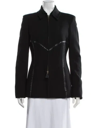 Pre-owned Versace Vintage 2002 Jacket In Black