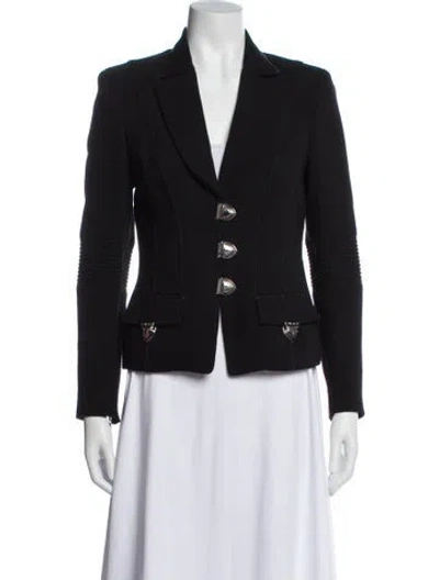 Pre-owned Versace Vintage 2003 Blazer In Black