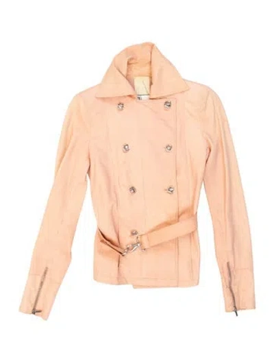 Pre-owned Versace Vintage 2003 Coat In Orange