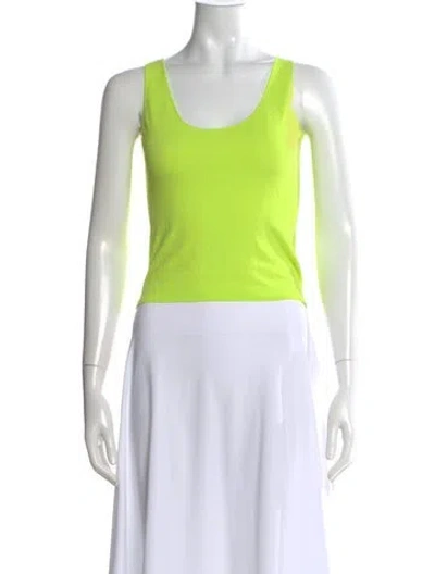 Pre-owned Versace Vintage 2003 Top In Green