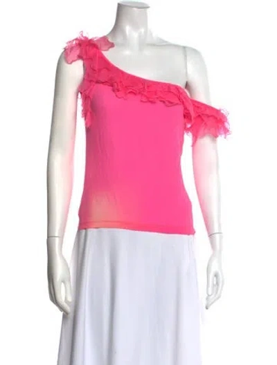 Pre-owned Versace Vintage 2004 Top In Pink