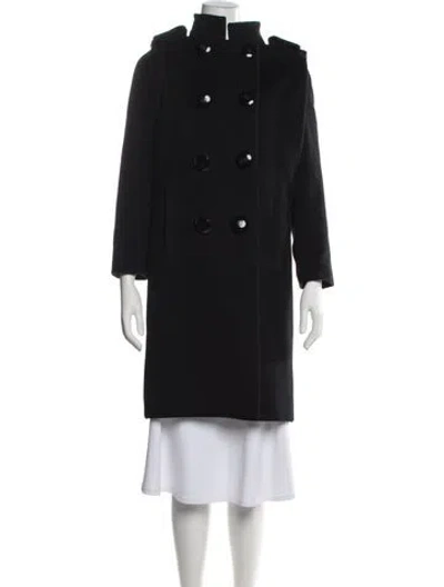 Pre-owned Versace Vintage 2007 Peacoat In Black