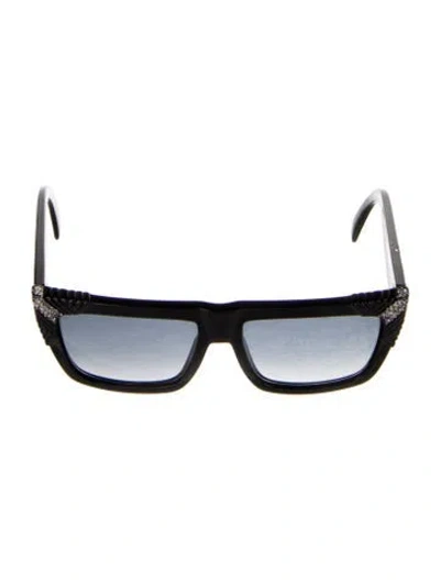 Pre-owned Versace Vintage Basix Sunglasses In Black