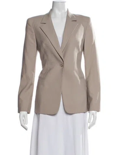 Pre-owned Versace Vintage Blazer In Neutrals