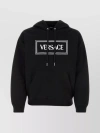 VERSACE VINTAGE DRAWSTRING HOODED COTTON SWEATSHIRT