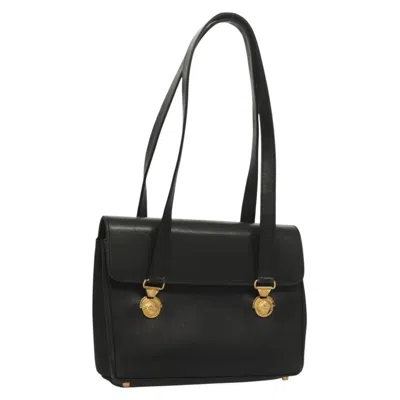 Pre-owned Versace Vintage Flap Shoulder Bag Leather Leather Shoulder Bag Bag () In Gold