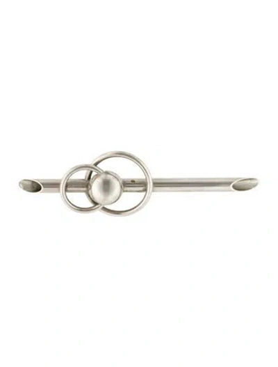 Pre-owned Versace Vintage Geometric Shapes Brooch In Multicolor