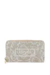 VERSACE VINTAGE-INSPIRED JACQUARD LONG WALLET FOR WOMEN
