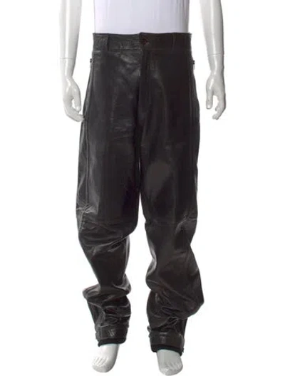 Pre-owned Versace Vintage Joggers In Black