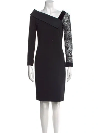 Pre-owned Versace Vintage Knee-length Dress In Black