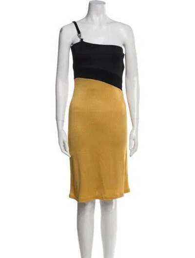 Pre-owned Versace Vintage Knee-length Dress In Multi