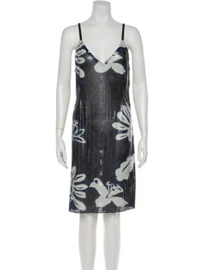Pre-owned Versace Vintage Knee-length Dress In Multi