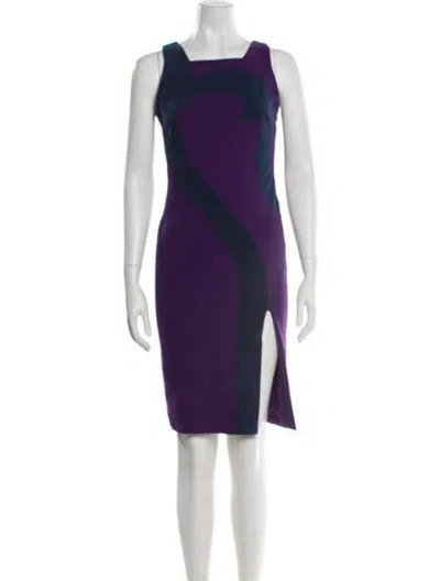 Pre-owned Versace Vintage Knee-length Dress In Multi