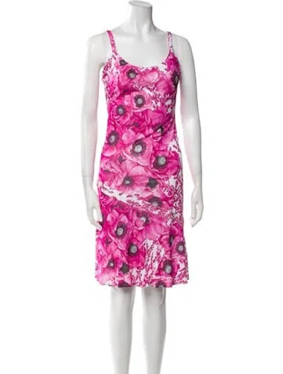 Pre-owned Versace Vintage Knee-length Dress In Pink