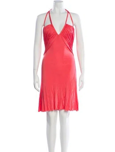 Pre-owned Versace Vintage Knee-length Dress In Pink