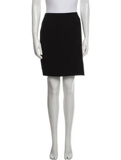 Pre-owned Versace Vintage Knee-length Skirt In Black