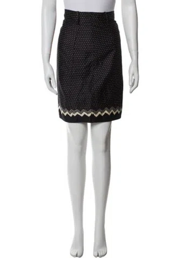 Pre-owned Versace Vintage Knee-length Skirt In Black