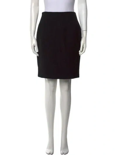Pre-owned Versace Vintage Knee-length Skirt In Black
