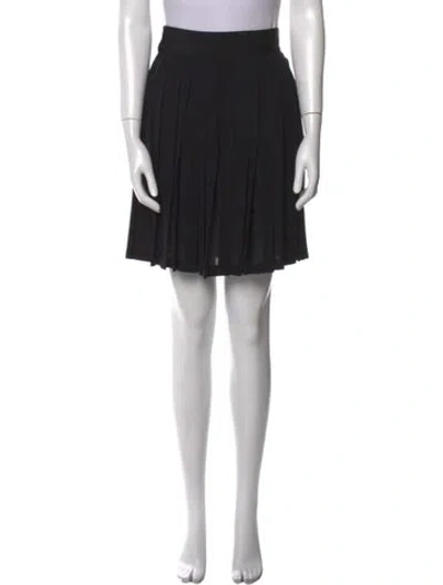 Pre-owned Versace Vintage Knee-length Skirt In Black