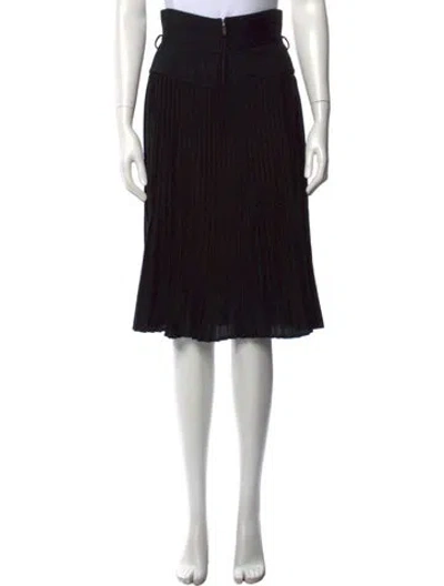 Pre-owned Versace Vintage Knee-length Skirt In Black