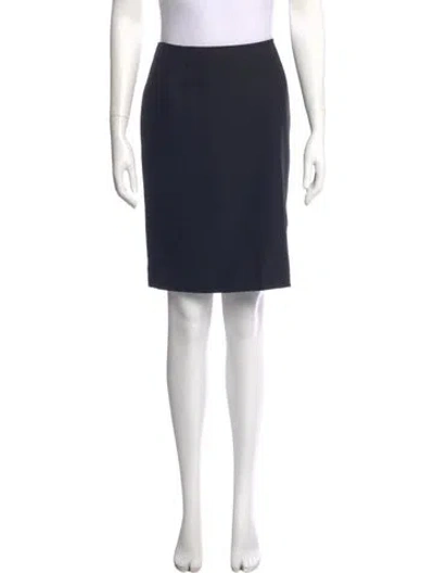 Pre-owned Versace Vintage Knee-length Skirt In Black