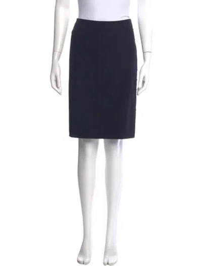 Pre-owned Versace Vintage Knee-length Skirt In Black