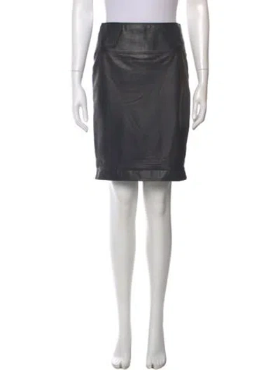 Pre-owned Versace Vintage Knee-length Skirt In Black