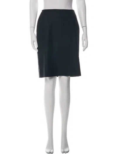 Pre-owned Versace Vintage Knee-length Skirt In Black