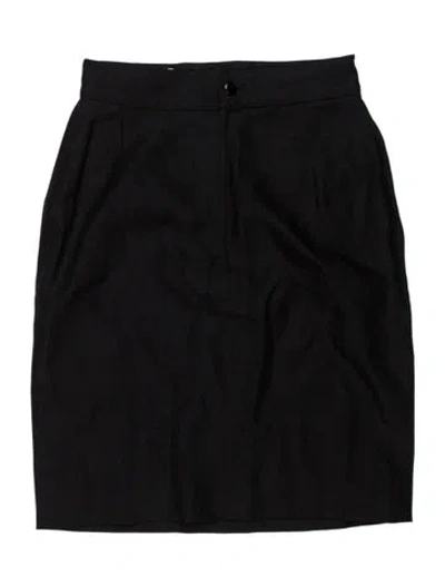 Pre-owned Versace Vintage Knee-length Skirt In Blue