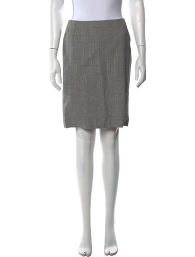 Pre-owned Versace Vintage Knee-length Skirt In Grey