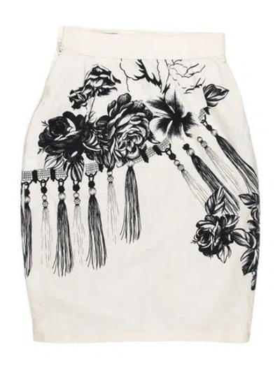 Pre-owned Versace Vintage Knee-length Skirt In Multi