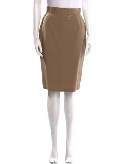 Pre-owned Versace Vintage Knee-length Skirt In Neutral