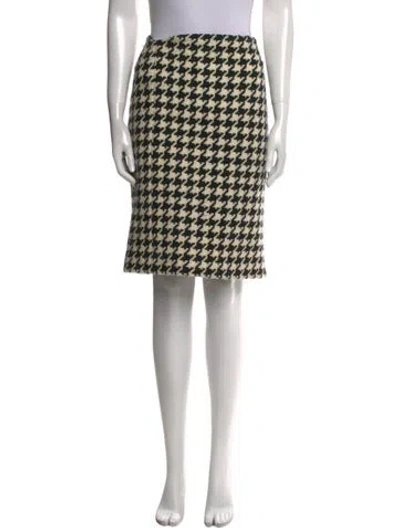 Pre-owned Versace Vintage Knee-length Skirt In Neutral