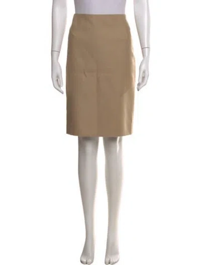 Pre-owned Versace Vintage Knee-length Skirt In Neutral